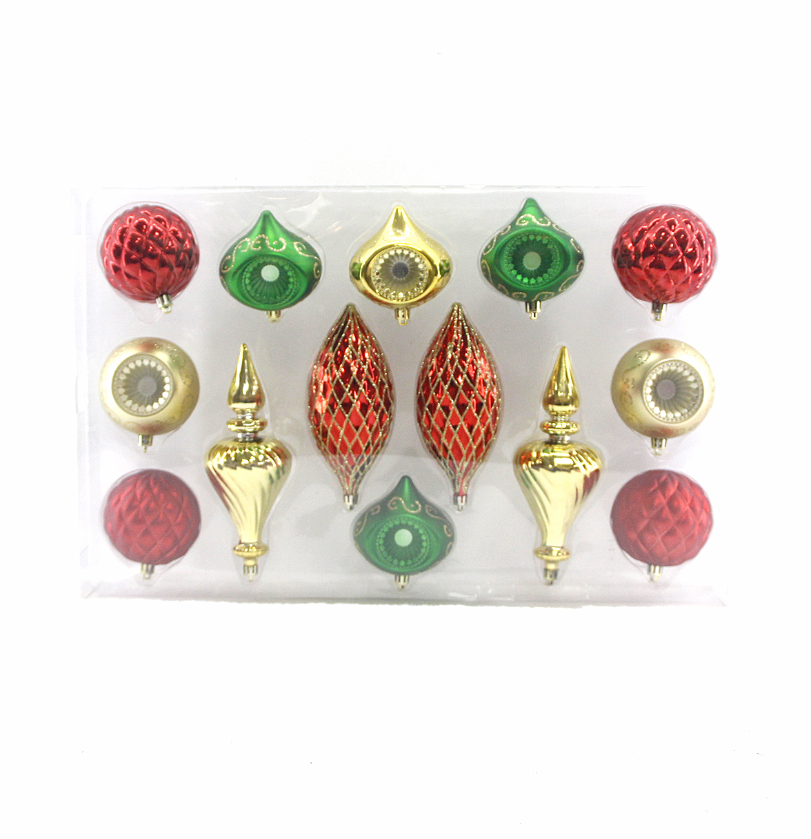 Hot selling promotional plastic christmas ball set