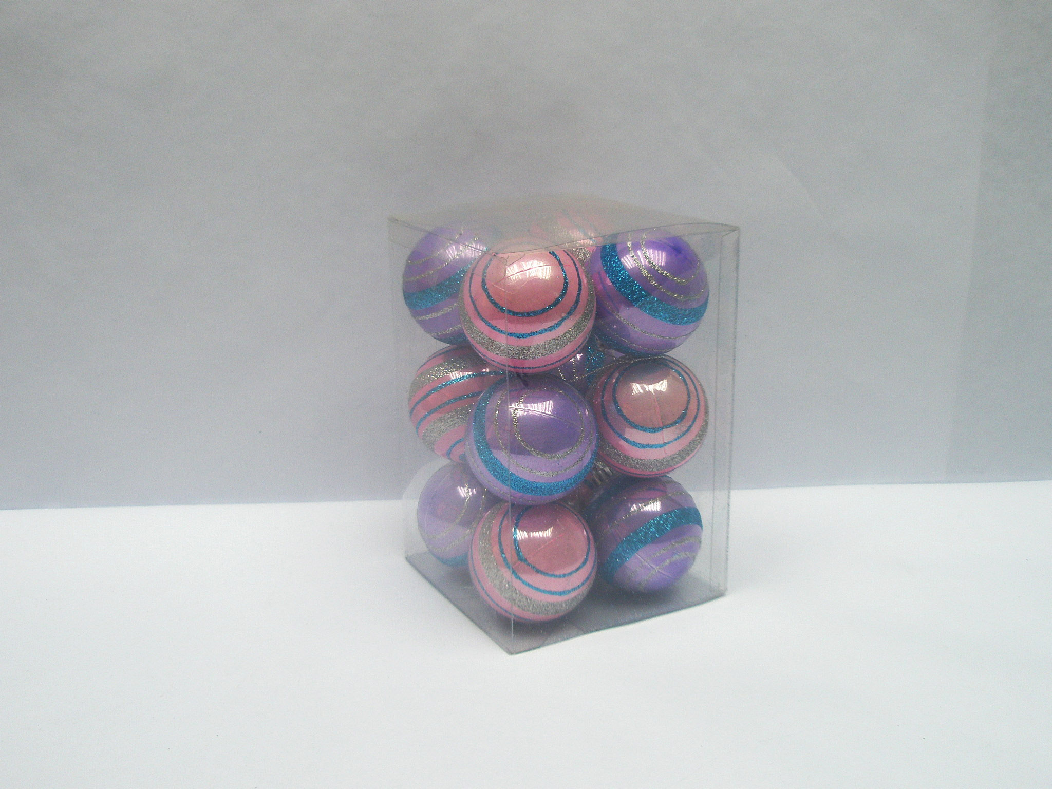 Multicolor Boxed Christmas Ornament Ball