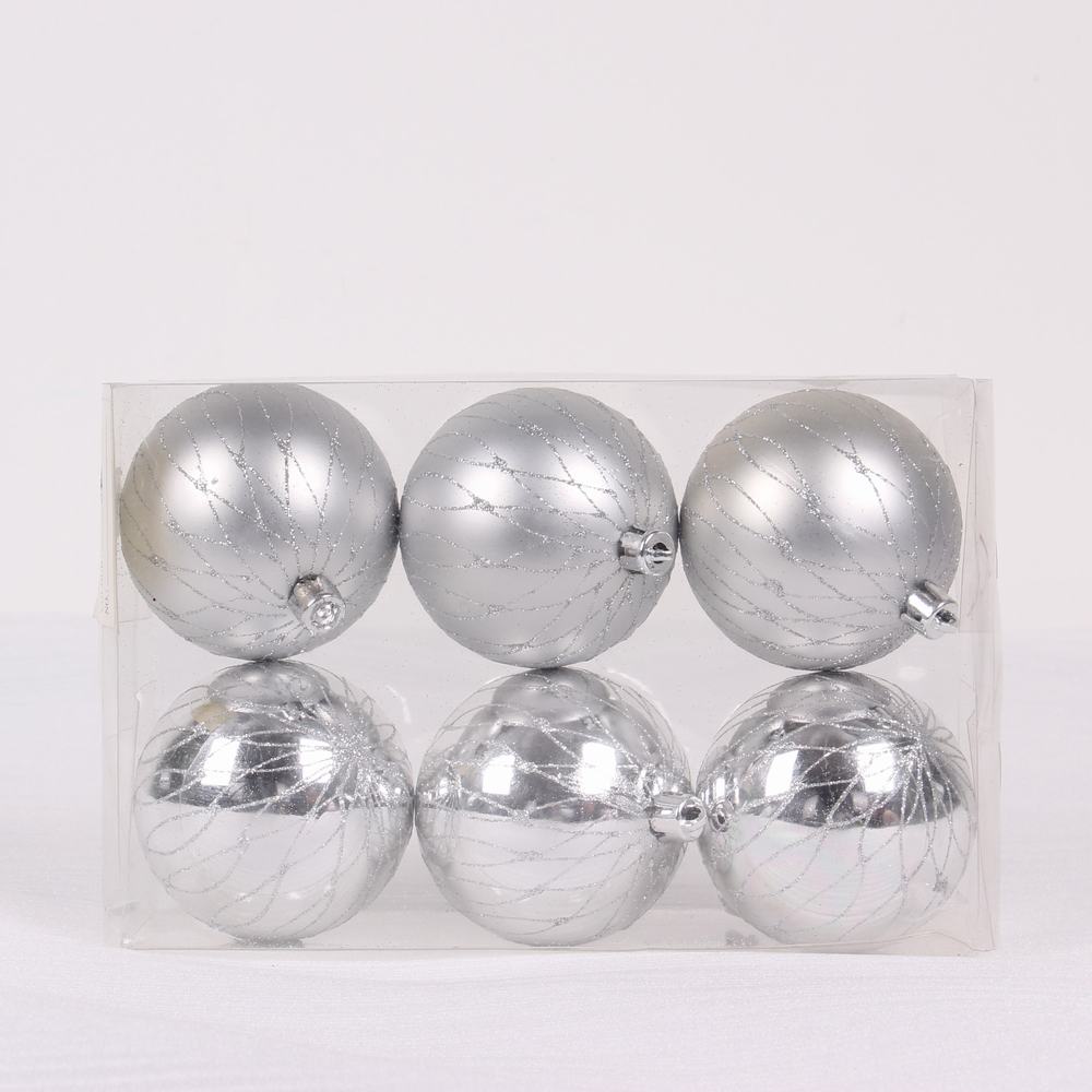 New Type Plastic Hanging Christmas Bauble