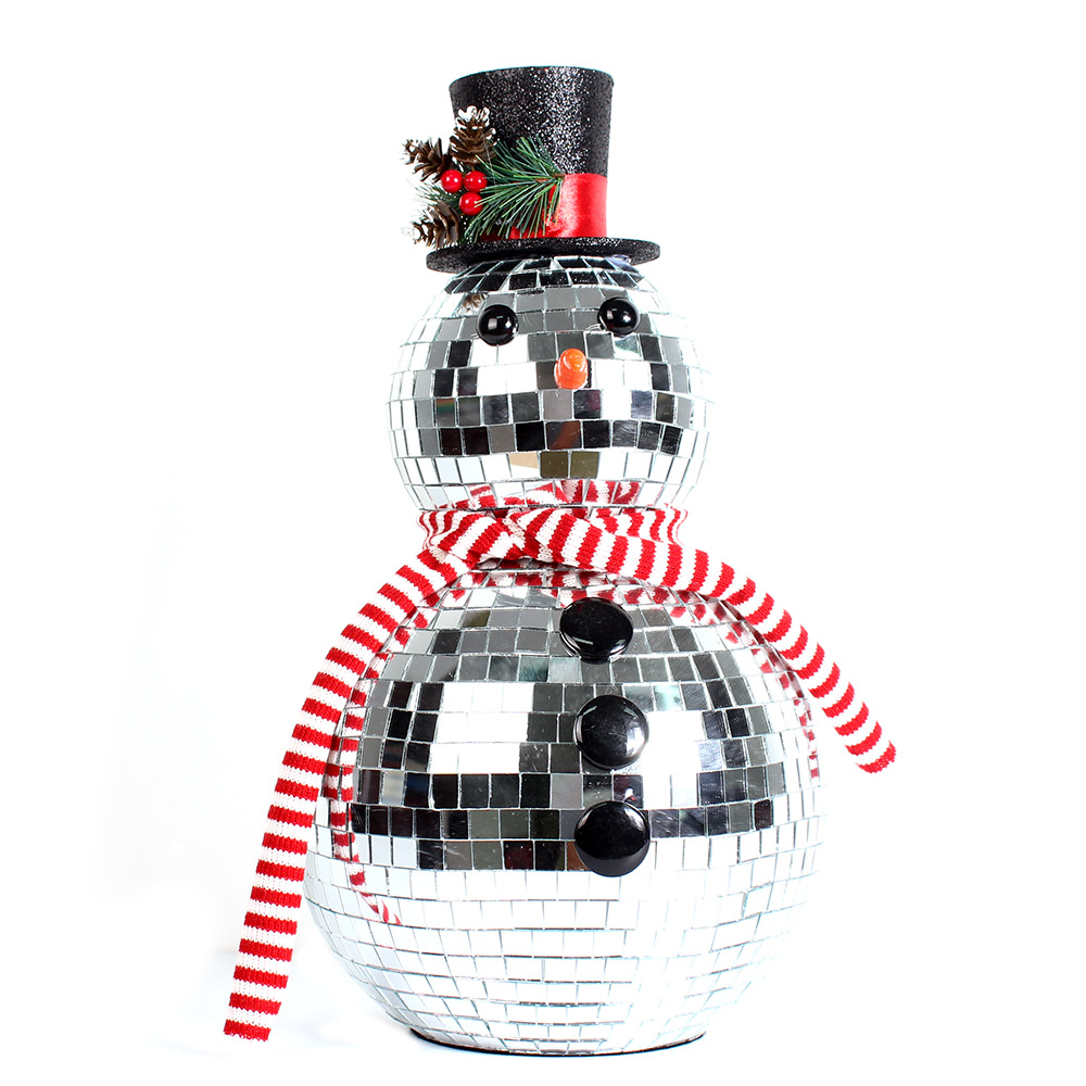 New Type Unique Mirror Snowman Ornament