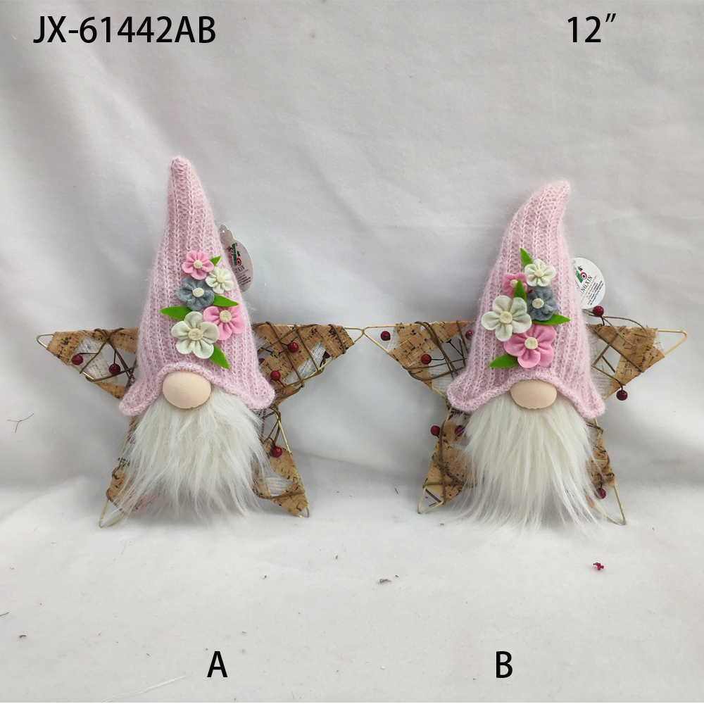 Pink Santa Xmas Tree Hanging Ornament Decoration Home Table Gift ornaments faceless doll