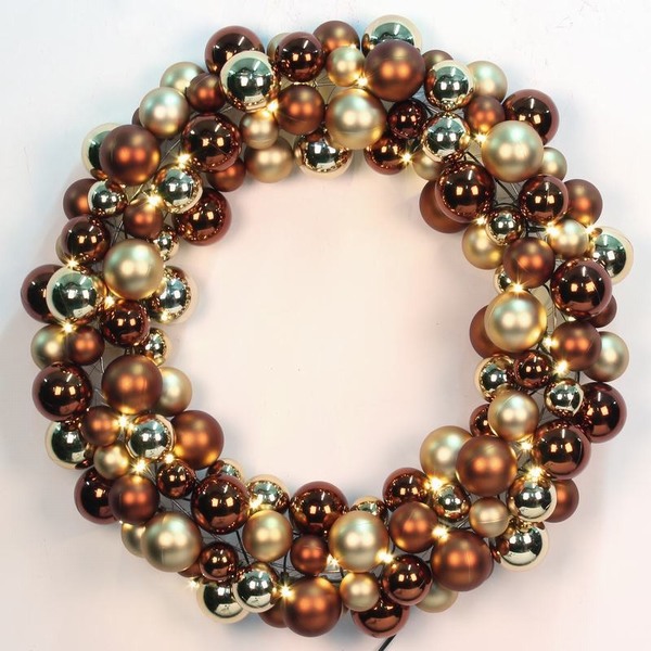 Couronnes de piles pour le Noël conduit plastique en vrac