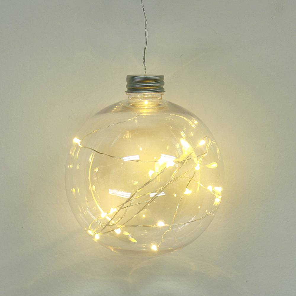 Popular Good Quality Lighted Xmas Glass Ball