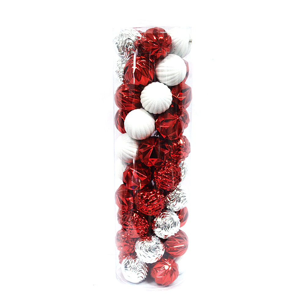Popular Hot Selling Plastic Christmas Ball Tube
