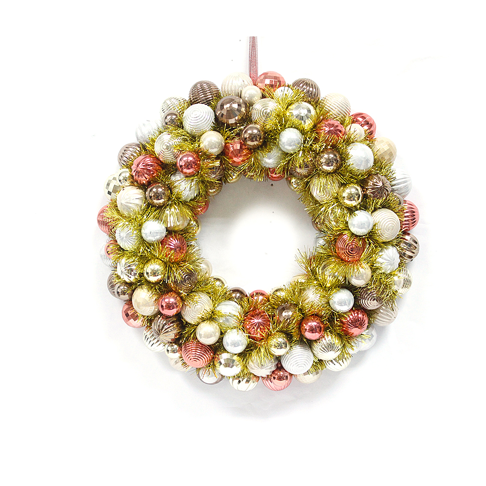 Popular Salable Plastic Xmas Ball wreath