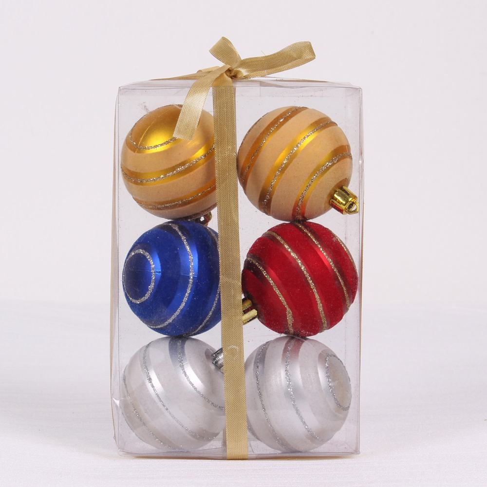 Popular durable plastic decorative christmas ball ornament