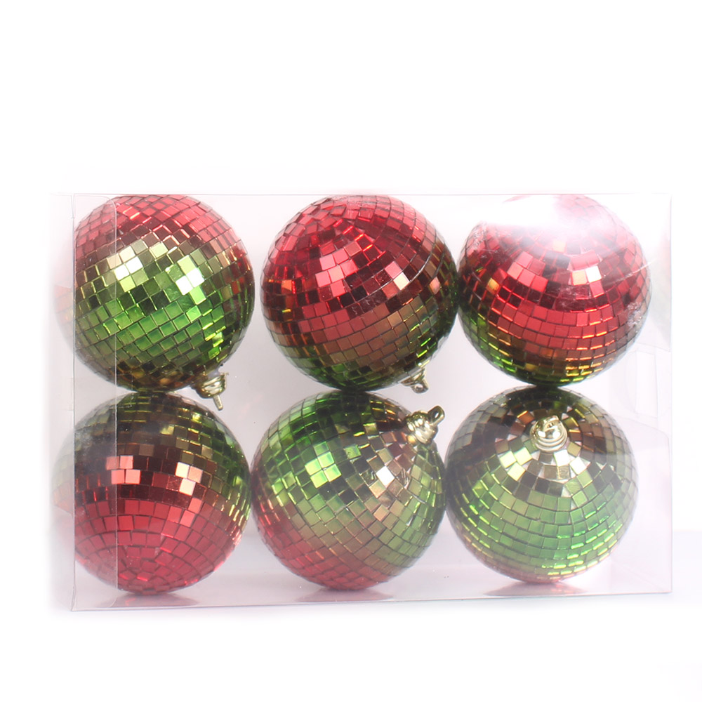 China Promotional Christmas Colored Disco Ball Ornaments  manufacturer