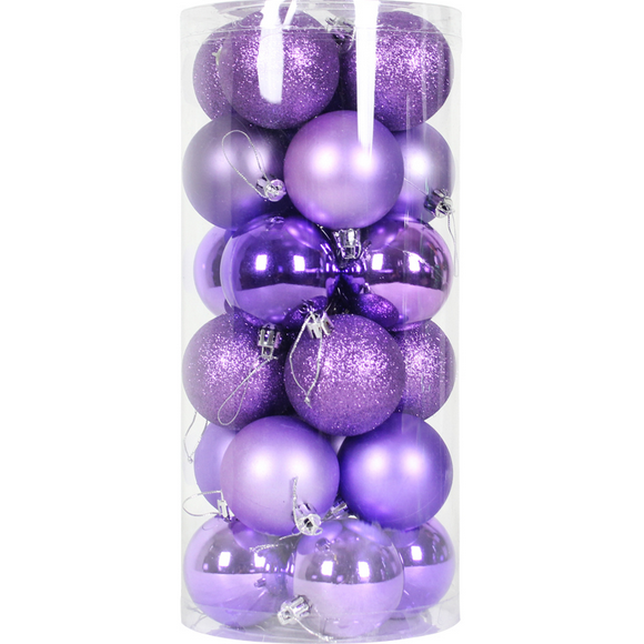 Promotional Plastic Shatterproof Xmas Ball