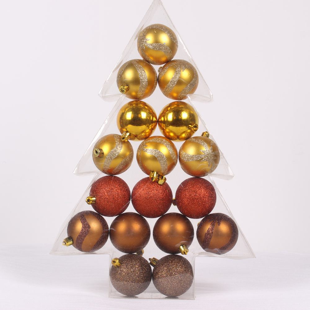 Promotional salable shatterproof Christmas ball set