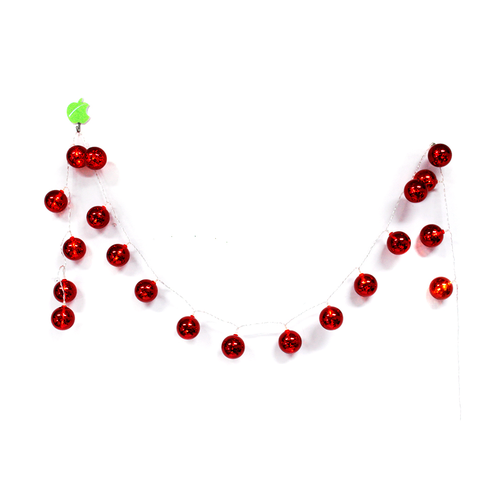 Salable Plastic Ball Hanging Ornament With Lights