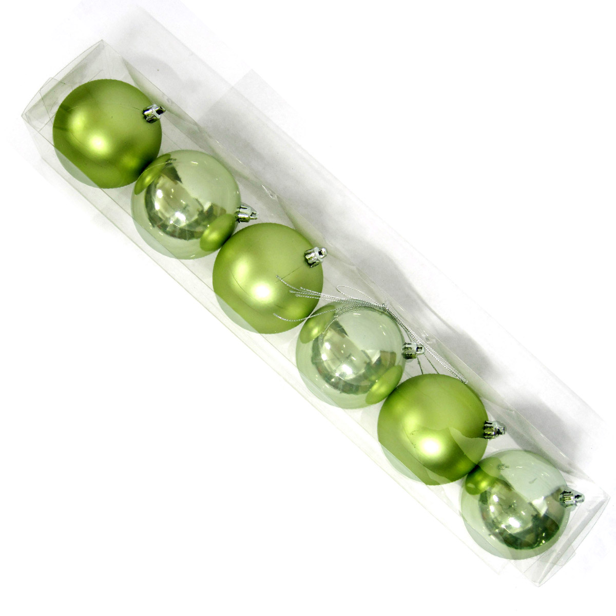 Shatterproof decorative plastic Christmas plain ball