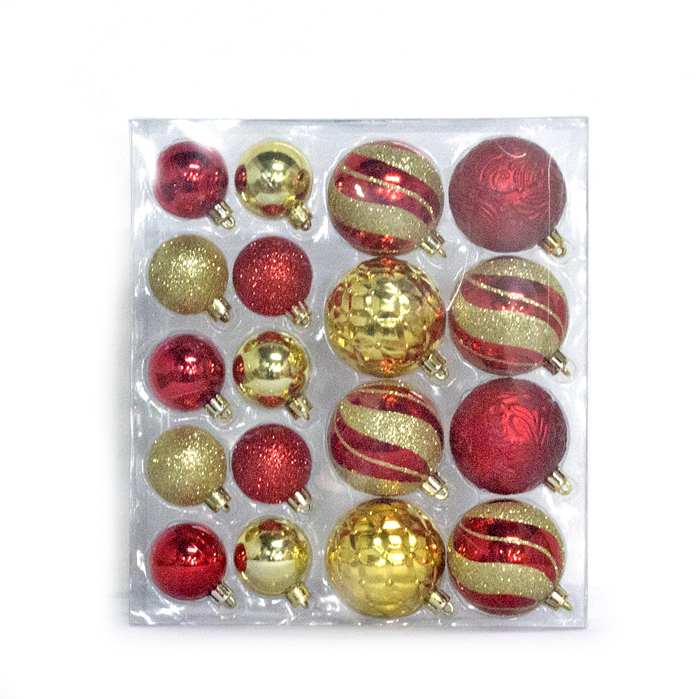 Shatterproof high quality plastic Christmas decorative ball