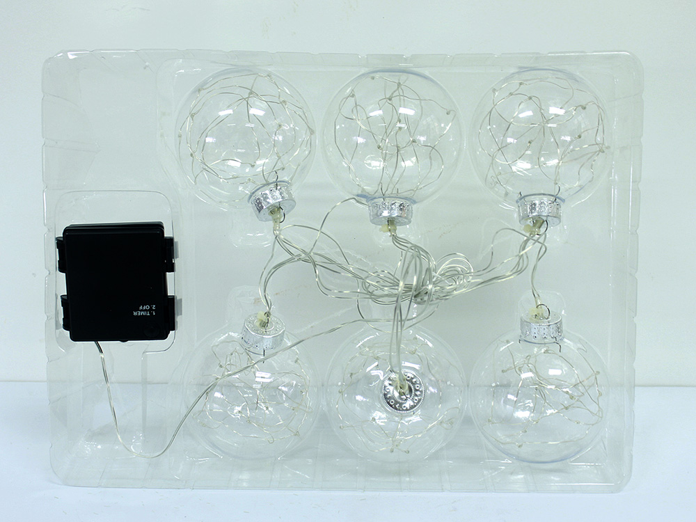 Top Quality Clear Glass Ball With UL and CE Approved Led Lights