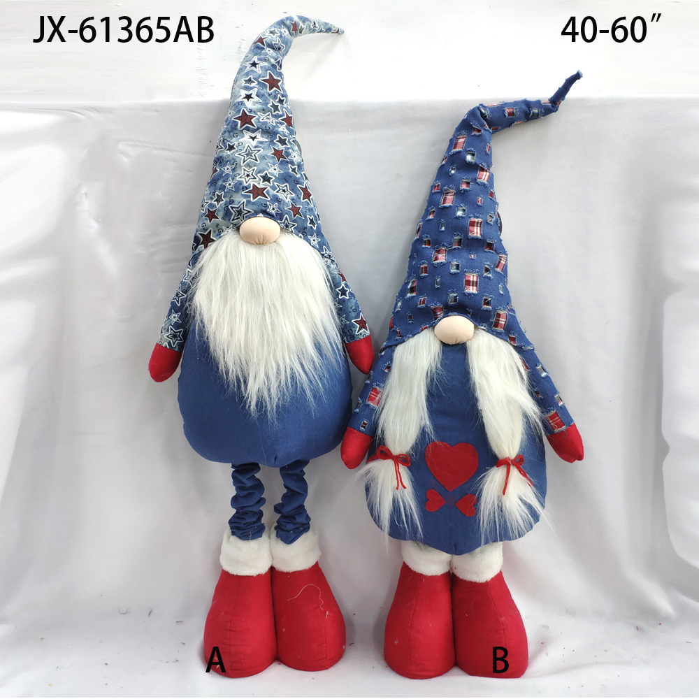 Xmas Tree Decor Pendant Children Kid plush toys Gift christmas faceless santa dolls