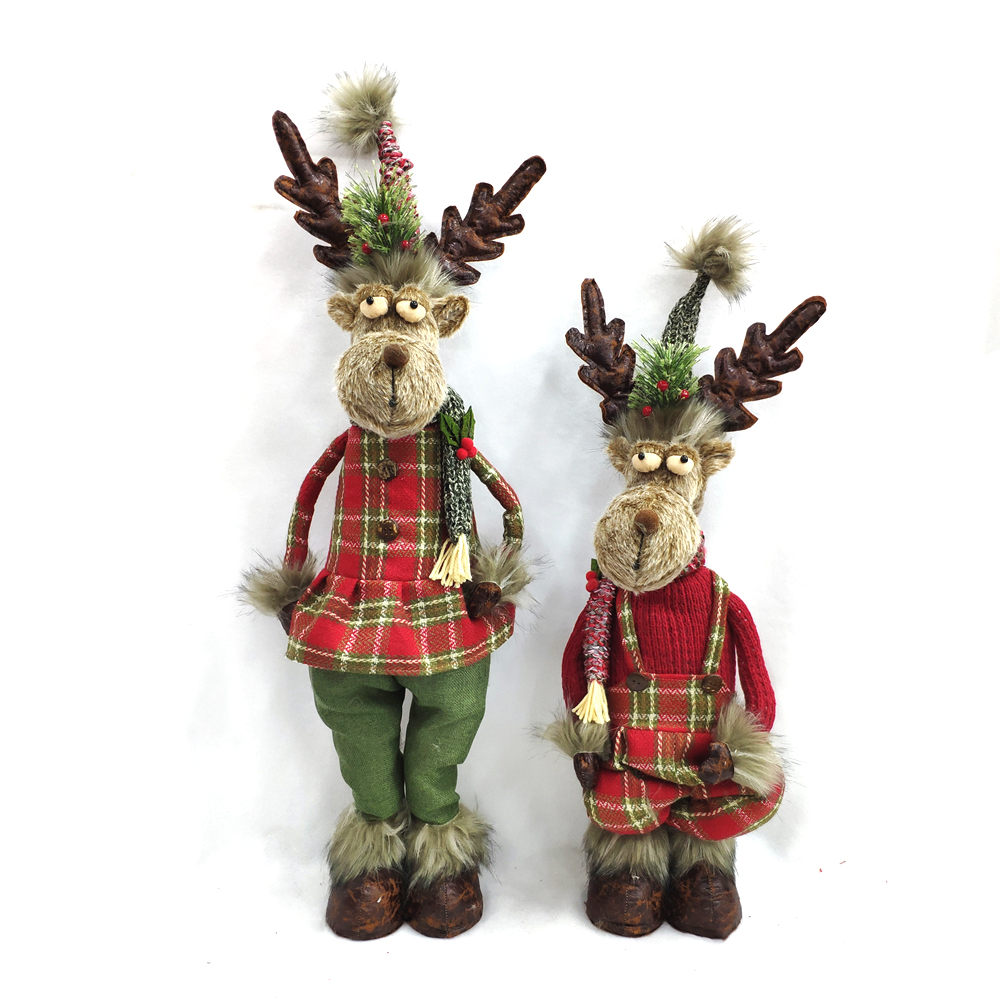 Xmas ornaments santa claus gift christmas candy basket for home festival decor