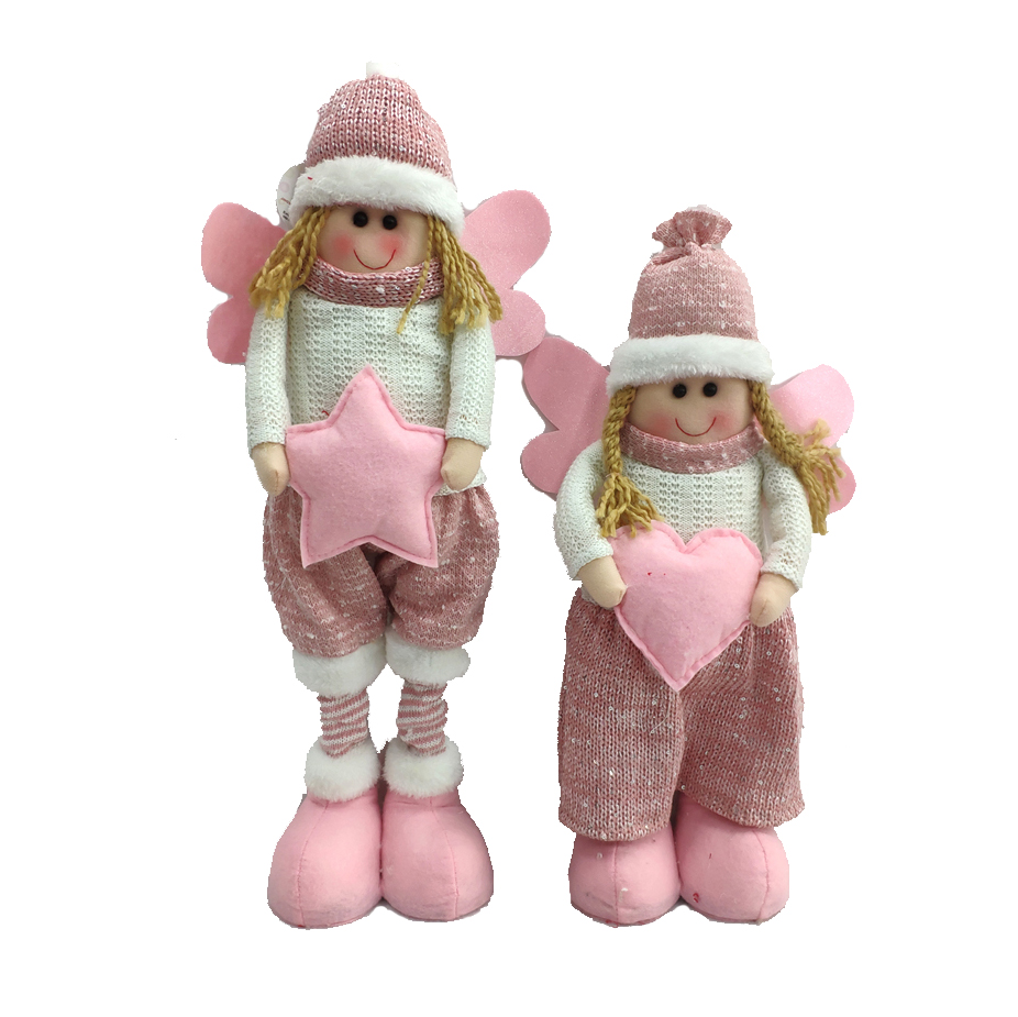 Xmas tree hanging toys plush Elf Decoration Ornaments christmas angel doll