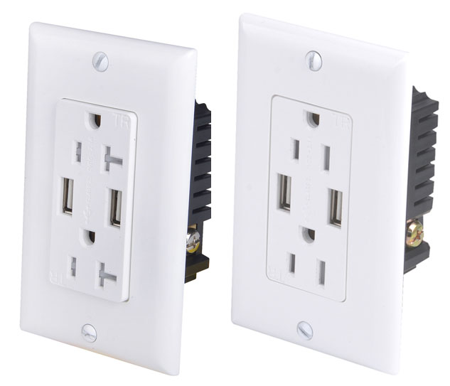 USB duplex receptacles
