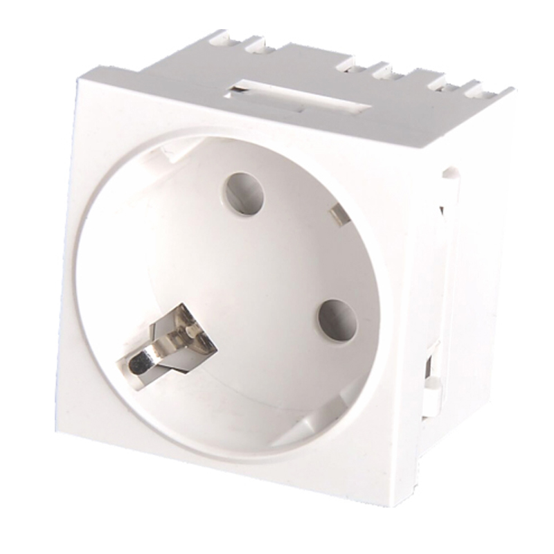 German-style AC power socket