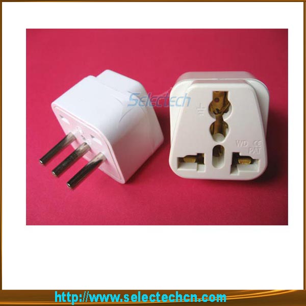 10A 250V 4.0MM Multi-Usa Universal A 3 pin Italia Plug Adapter SE-UA12