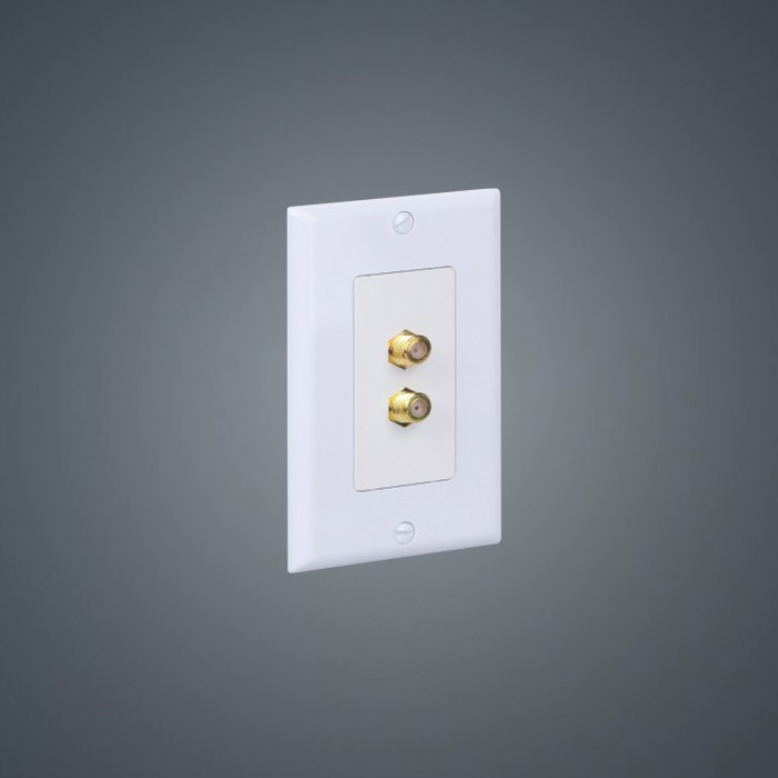 120 plaque hexagonale double trous en ABS avec plaque en plastique pour multimédia