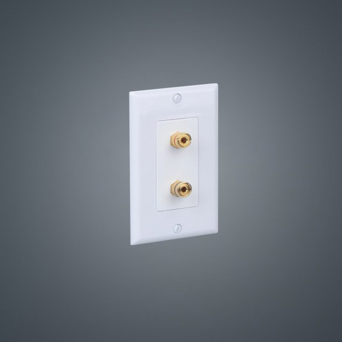 120 plaque hexagonale double trous en ABS avec plaque en plastique pour multimédia