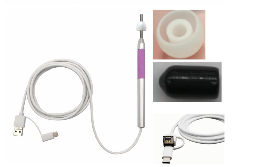 Brennweite 1,5 cm mini 3,9 mm digitales Otoskop zur Überprüfung der Ohren