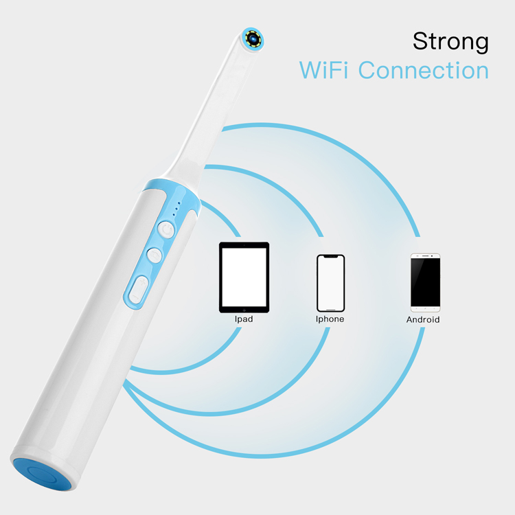 Hot Sale 1080p Decayed Dental Calculas Tooth High Resolution Led Light Wireless Wifi Oral Endoscope Dental Intraoral Camera