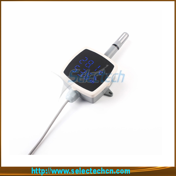 Umidità e trasmettitore di temperatura per parete o esterno di montaggio della serie SE-MQ