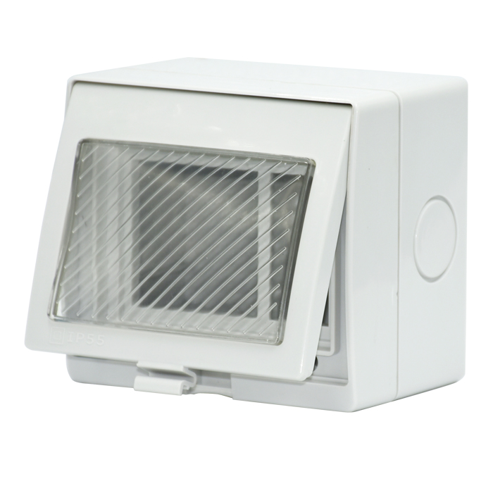 IP55 Scatola impermeabile per interruttore a parete e presa Scatola impermeabile con presa schuko UE