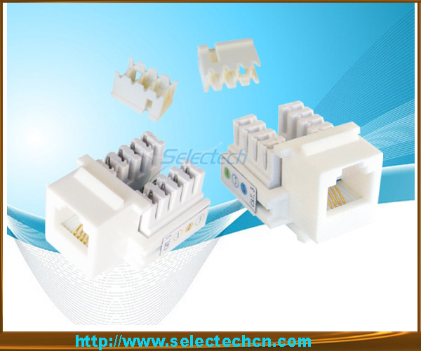 RJ11 Keystone Jack con Krone IDC NE-23-Cat3