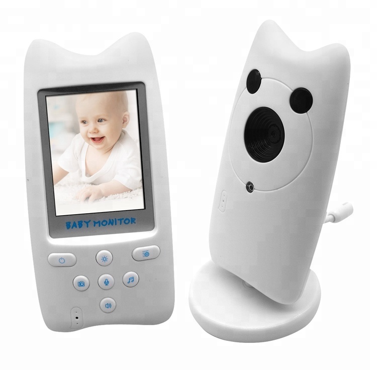 Smart Home 2.4GHz wireless LCD da 2,4 pollici con display per visione notturna Baby Monitor con scattare foto e monitoraggio della temperatura