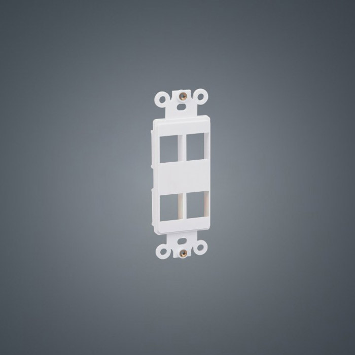 Telecom Parts 120 type Rj45 faceplate 4 port  keystone plate