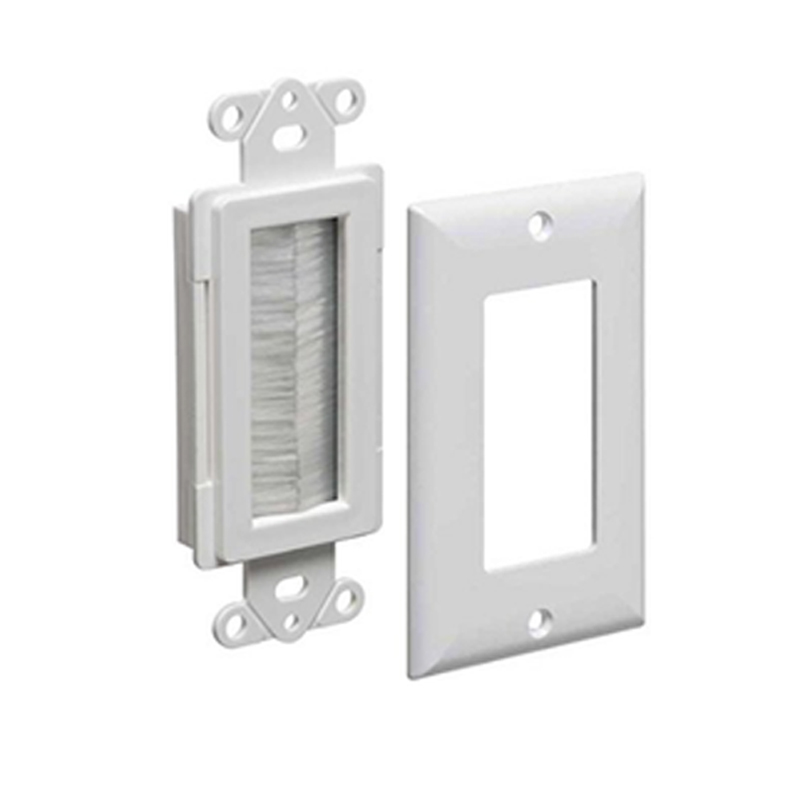 US standard brush panel, wall crossing threading panel, US regulation information panel, cross-line multimedia panel