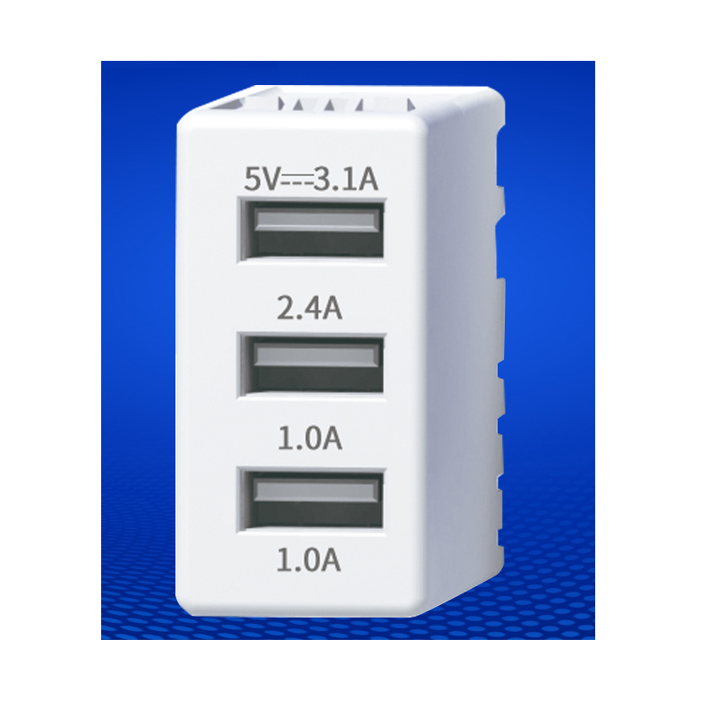 USB-Lademodul 5V 3.1A USB-Steckdose Keystone USB-Ladebuchse
