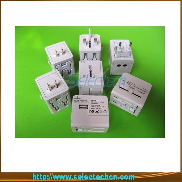 USB Charger Word Travel Adapter per la corsa con scatto di sicurezza e 1A Uscita SE-MT148U