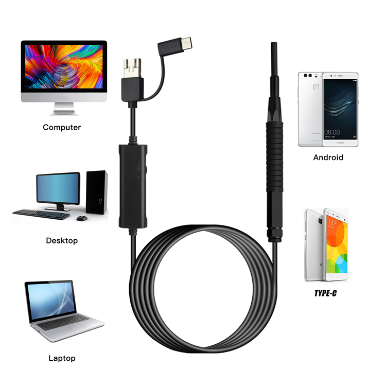 USB 3 Digitales Otoskop -Tool in 1 Inspektion Beruf Endoskop HD -Kamera HD visuelles Otoskop Otoskop