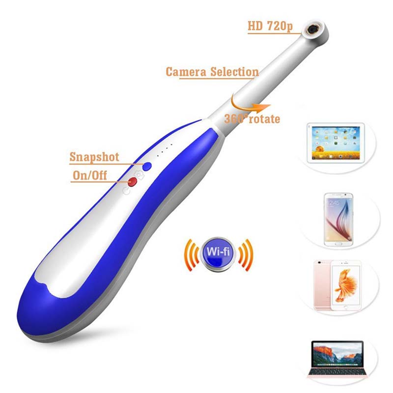 WIFI Portable Dental Intraoral camera 1.3MP HD 720P Oral Dental Endoscope Teeth Mirror Tooth camera for IOS Android PC iPhone