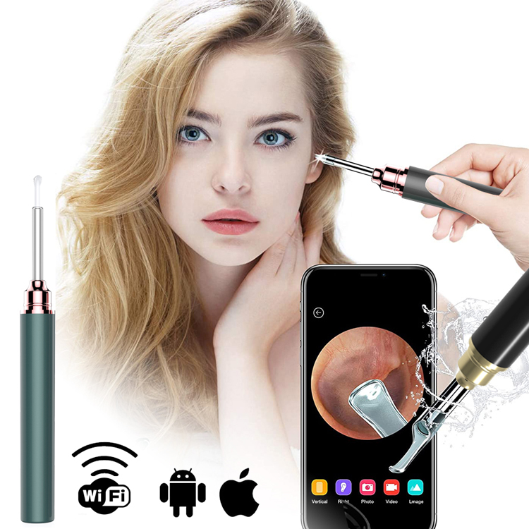 Waterproof wireless ear otoscope mini 3.9mm wifi ear wax earwax cleaner removal tool