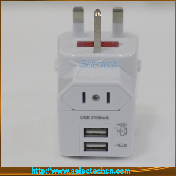 design unico dual usb Schuko Adattatore uscita universale E 1A SE-MT82