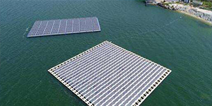 Construção do projeto de usina fotovoltaica flutuante pública de 24MW na Índia