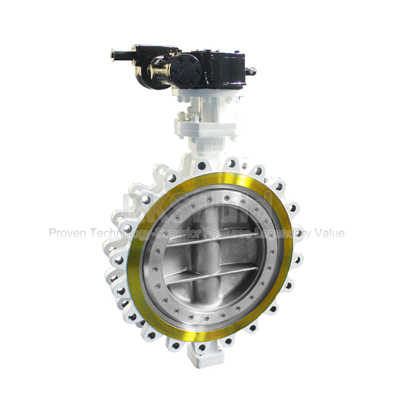 API609 DN600 PN10 CF8 150 lbs Duplex Stahl -Lug -Metall -Metall sitzend dreifellos exzentrische Schmetterlingsventil zum Bergbau