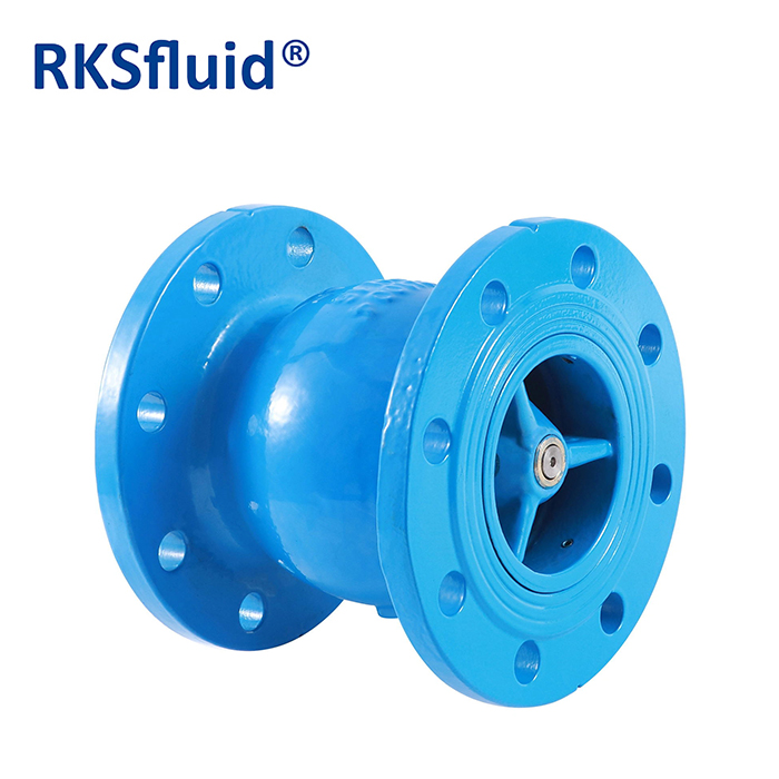 BS EN Ductile iron Nozzle Check Valve PN10 PN16 PN25 Flange Ends Silence check valves supplier
