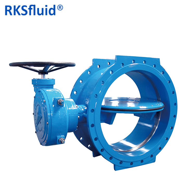 BS EN Water Treatment butterflies valve EPDM seated Stainless steel Stem Ductile iron pn10 pn16 Double Eccentric Butterfly Valve