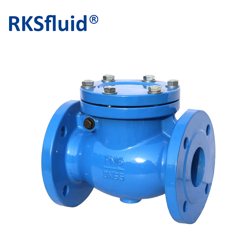 BS5153 Gusseisen -Prüfventil GGG50 DI Flansch Endschwung Check Ventil PN10 PN16 ANSI China Hersteller Angebot
