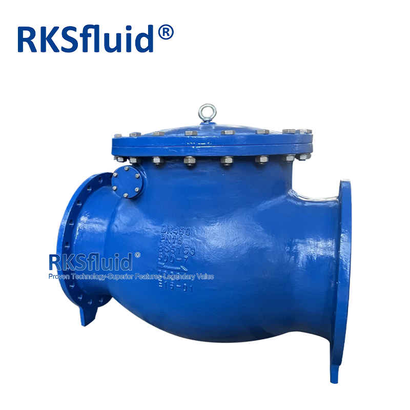 Produttore di valvole di ritegno wafer oscillanti BS5153 DIN3202 flangiate in ghisa duttile DN450 PN16 con prezzo competitivo