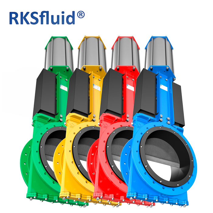 Válvula de compuerta de cuchilla para lodos serie CMO GA