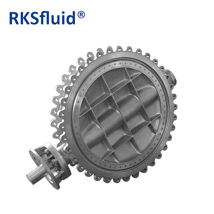 China Stainless Steel Flange Triple Offset Eccentric Butterfly Valve API609 Manufacturer Price