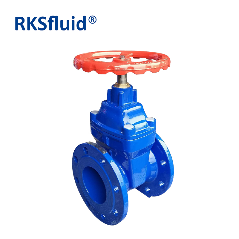 Fabricante de válvula de portão chinesa DN100 PN16 Válvula de portão sentada resiliente DIN F4