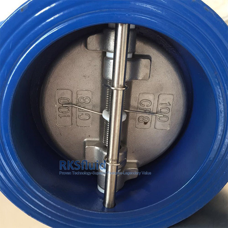 DIN ANSI Ductile Cast Iron Wafer Lug Dual Plate Check Valve PN10 PN16 Class150 Manufacturer