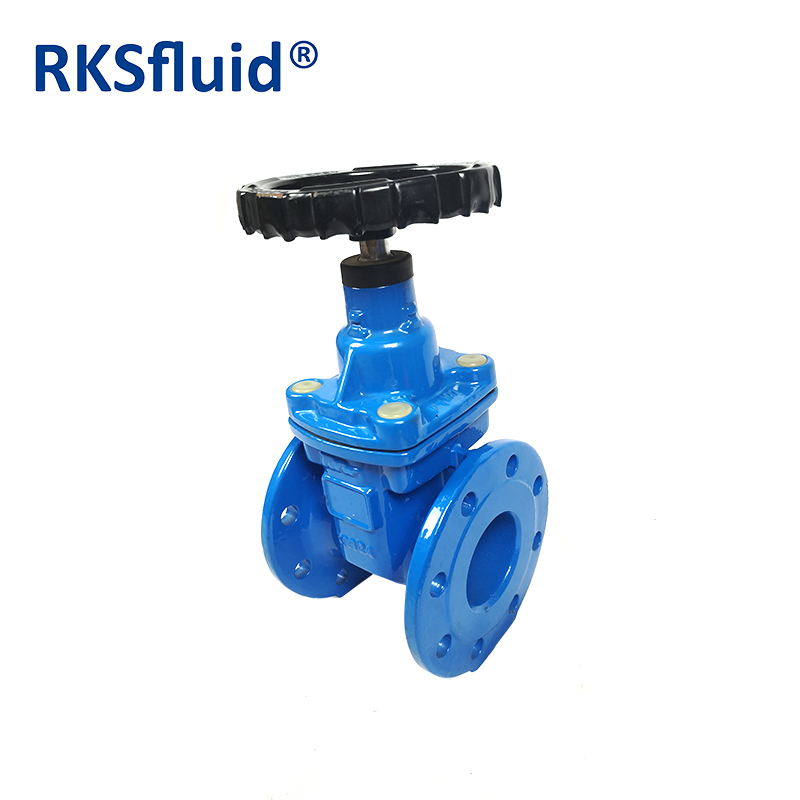 DIN F4 flanged 4inch gate valve manufacture supplier with prices ductile iron sluice valve with resilient seat